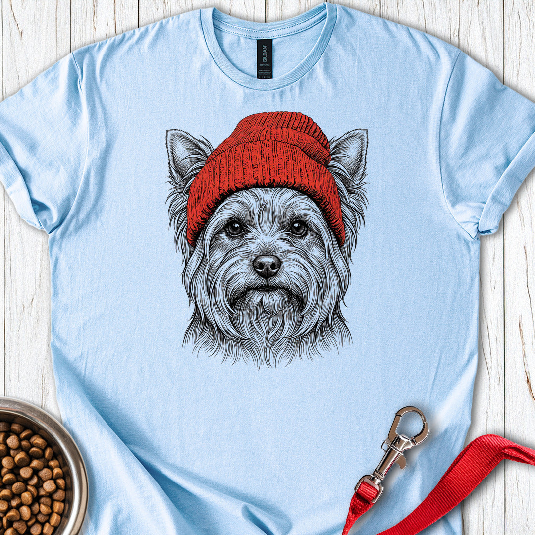 Yorkshire Terrier Beanie Light Blue