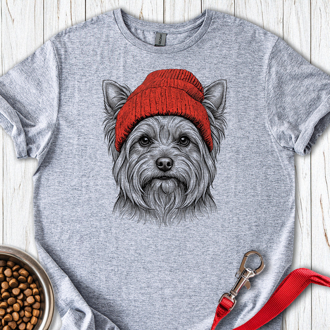 Yorkshire Terrier Beanie Sport Grey