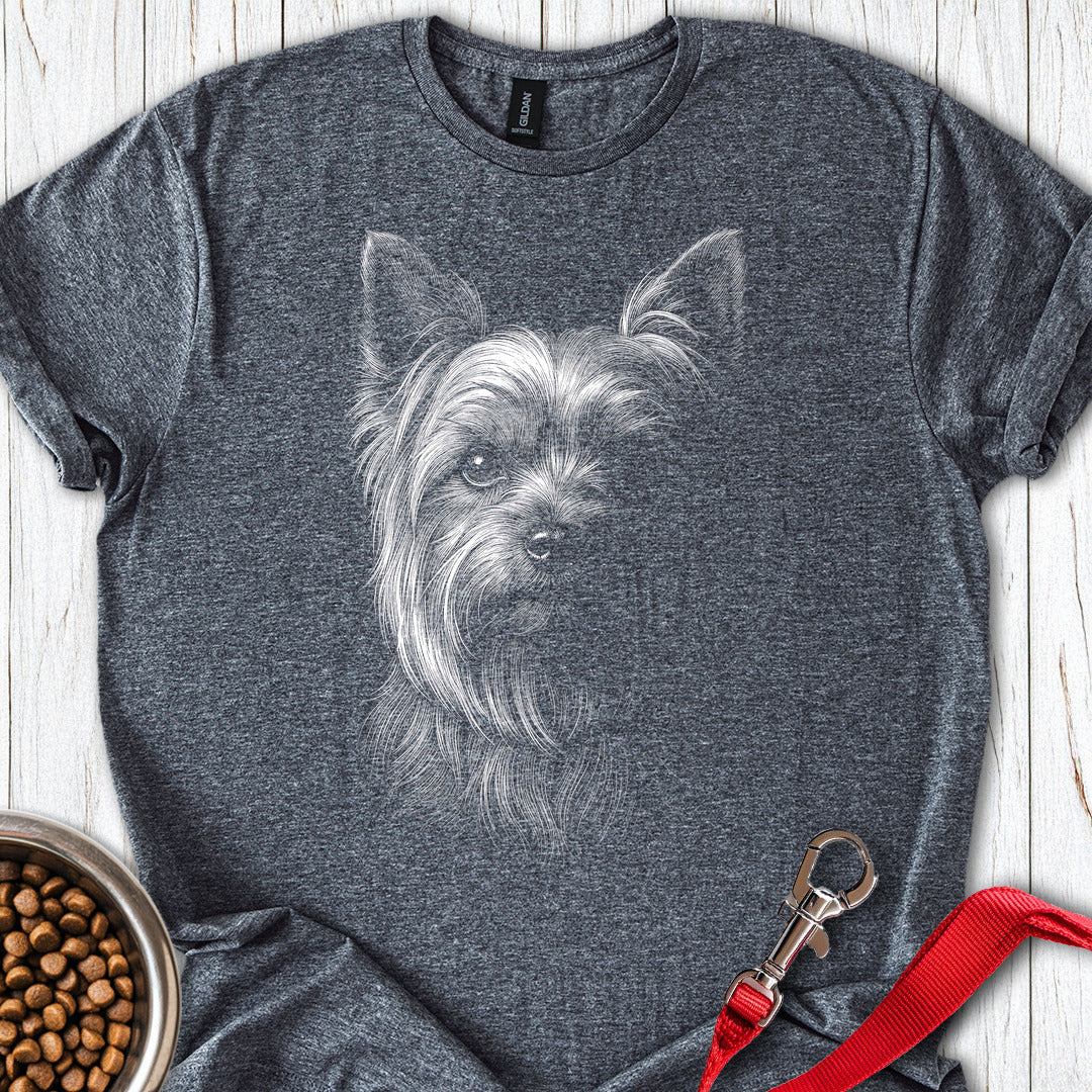 Yorkshire Terrier Engraved Dark Heather