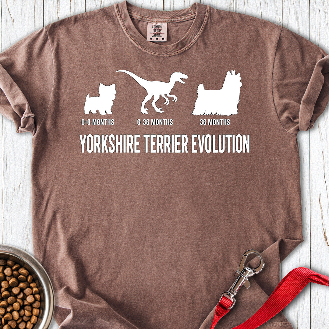 Yorkshire Terrier Evolution Premium Tee Espresso