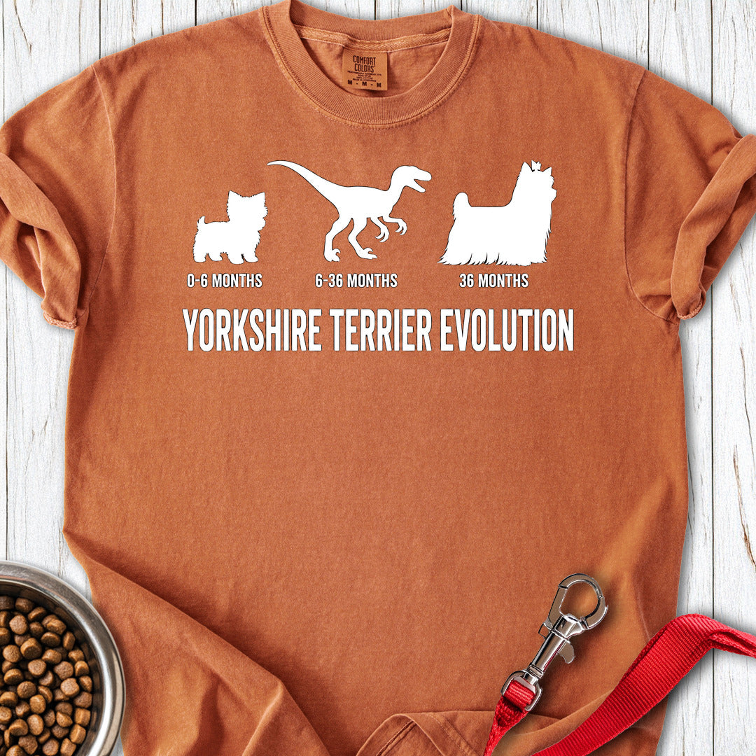 Yorkshire Terrier Evolution Premium Tee Yam