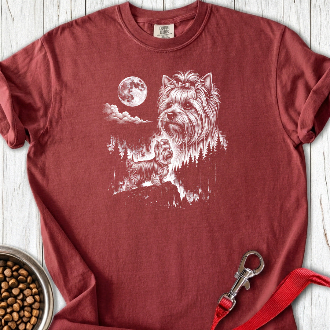 Yorkshire Terrier Moonlight Premium Tee Brick