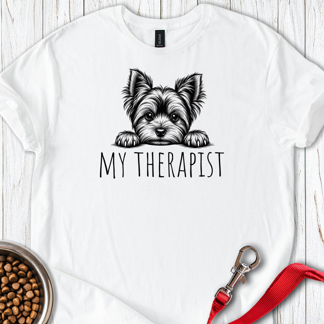 Yorkshire Terrier My Therapist White
