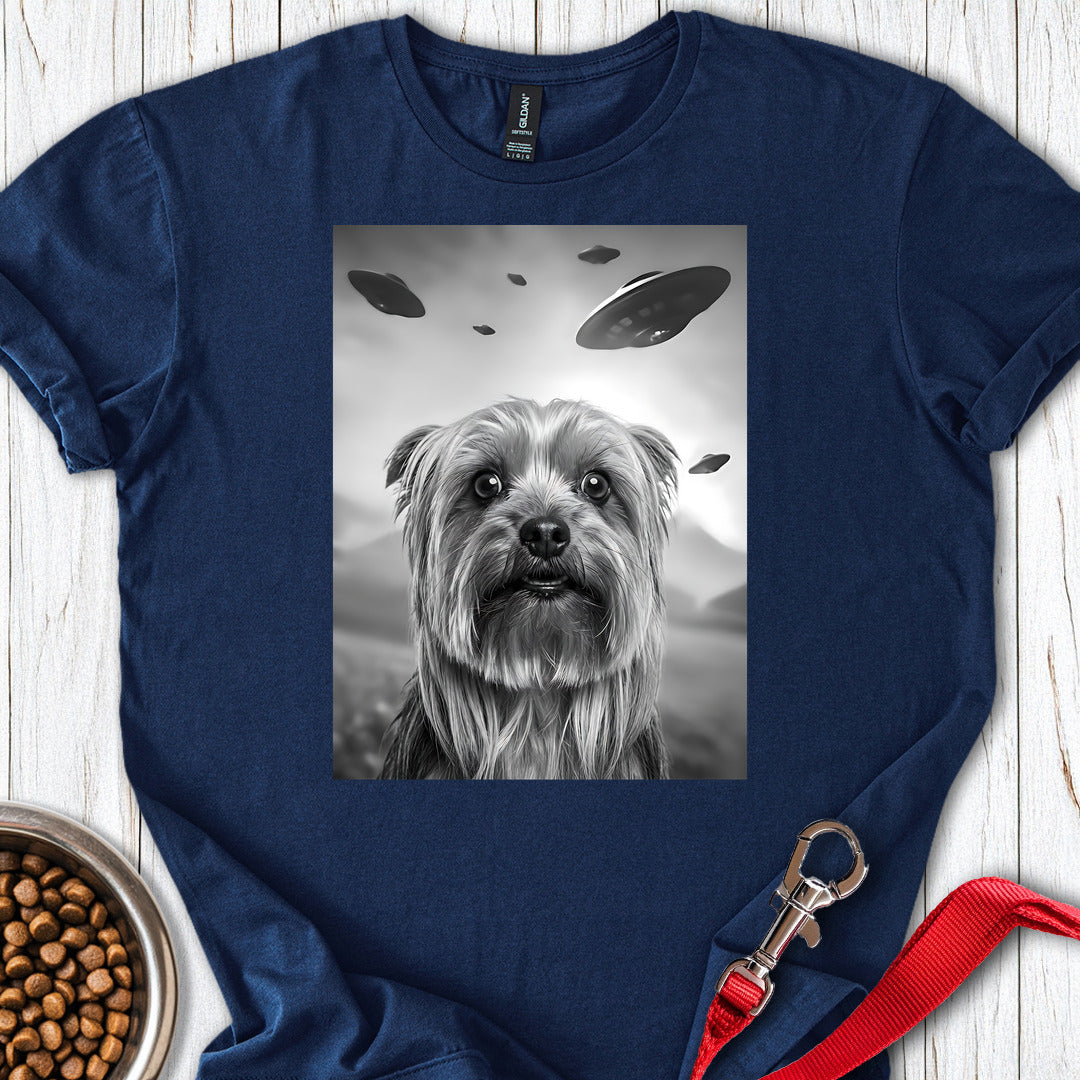 Yorkshire Terrier UFO Navy