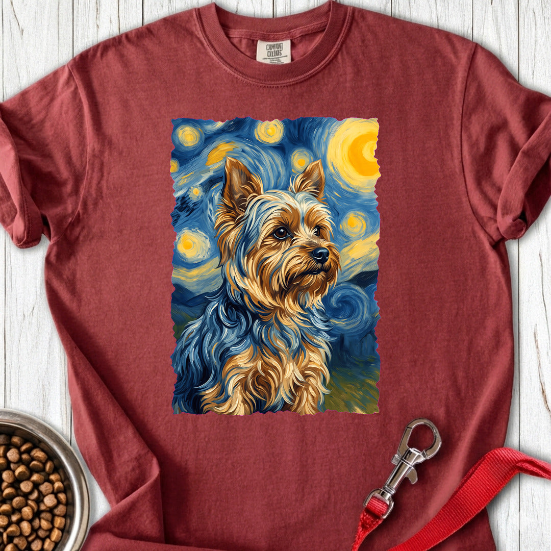 Yorkshire Terrier Van Gogh Premium Tee Brick