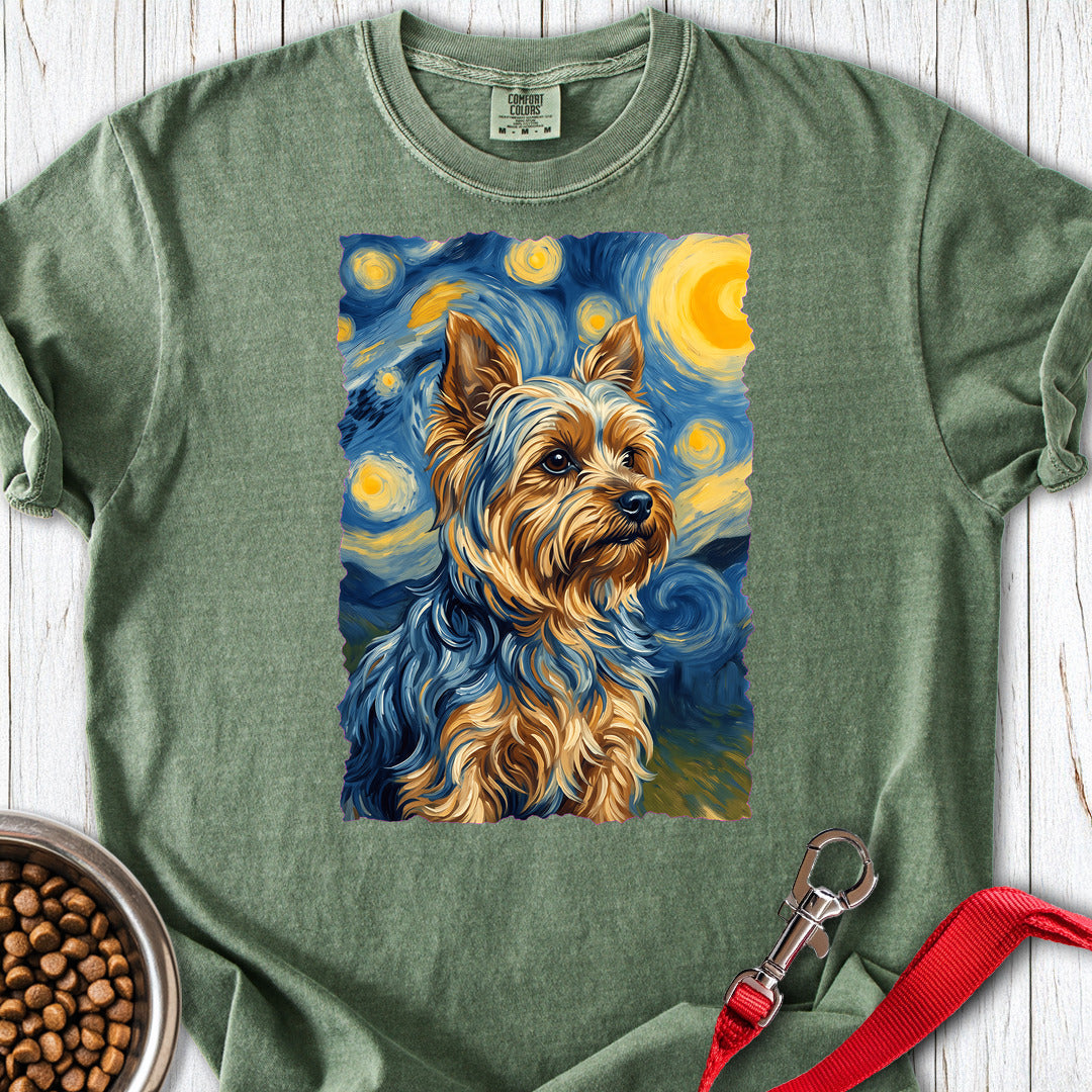 Yorkshire Terrier Van Gogh Premium Tee Moss