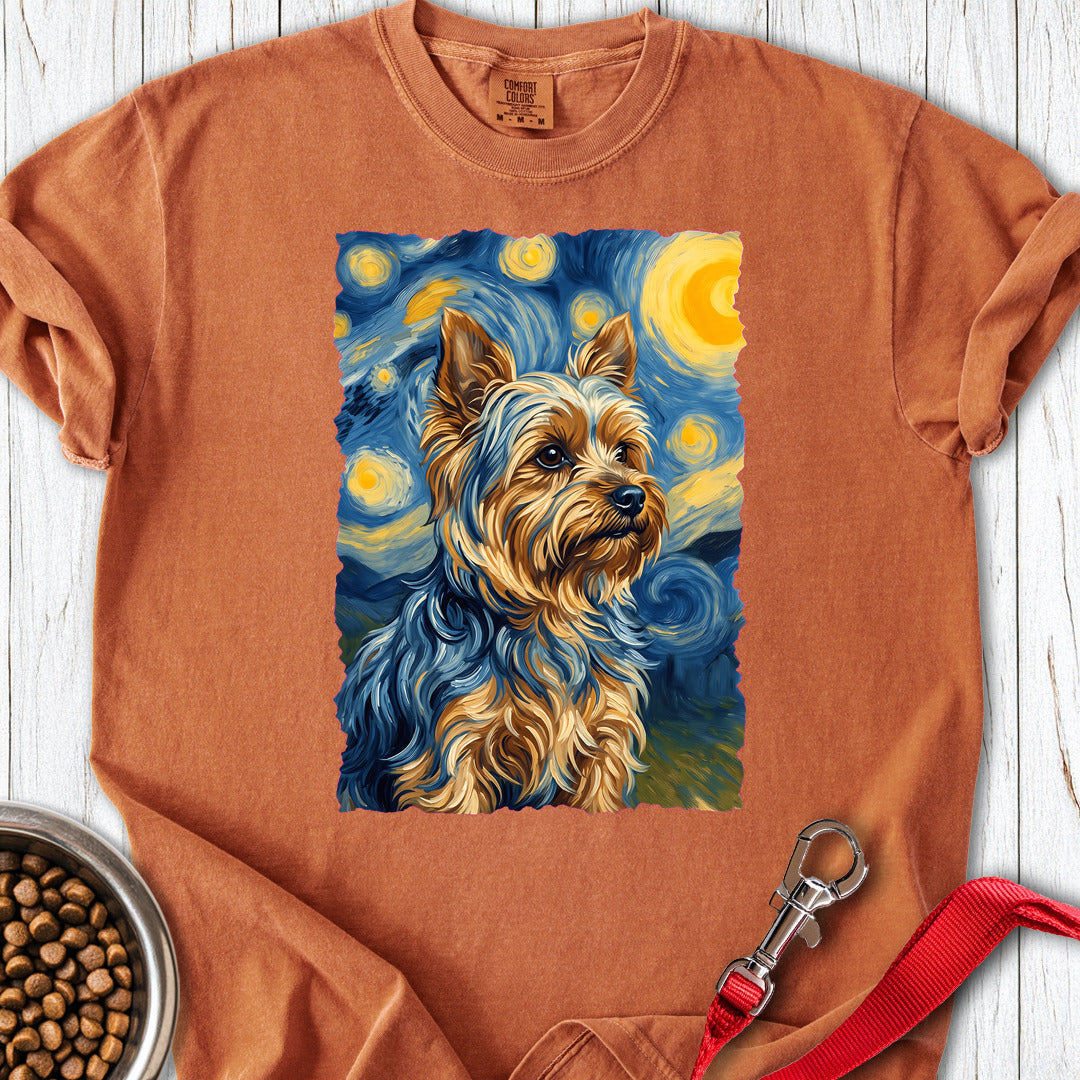Yorkshire Terrier Van Gogh Premium Tee Yam