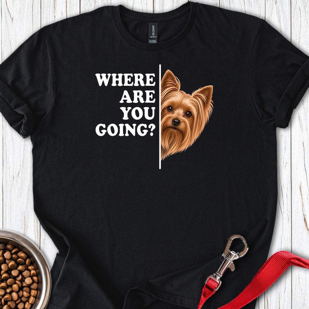 Yorkshire Terrier Where Are You Going Black