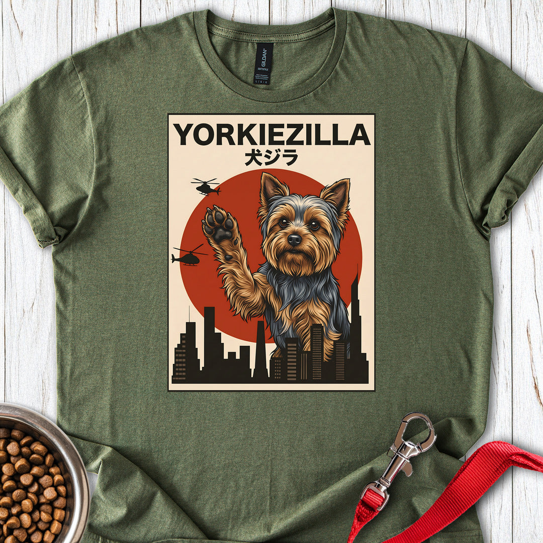 Yorkshire Terrier Yorkiezilla Military Green